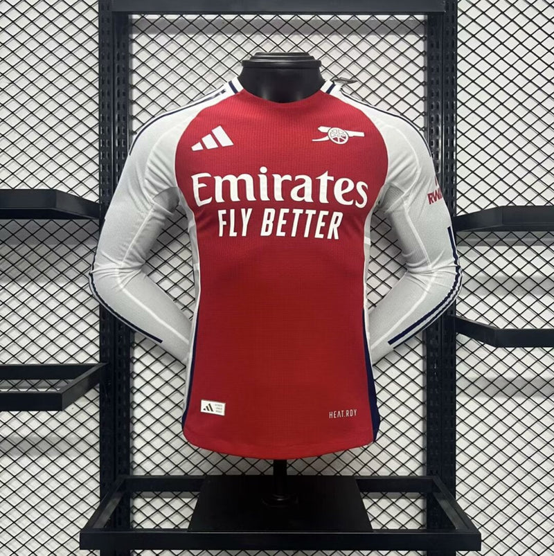 ARSENAL I 2025 HOMEM (VERSÃO JOGADOR) MANGA COMPRIDA