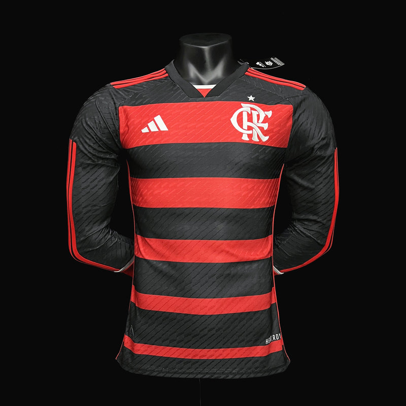 FLAMENGO I 2025 HOMEM (VERSÃO JOGADOR) MANGA COMPRIDA